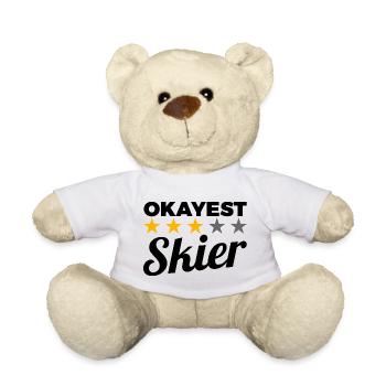 Best skier - Teddy Bear - white - Front