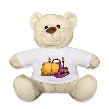 Halloween, Witch, Grimoire - Teddy Bear - white - Front
