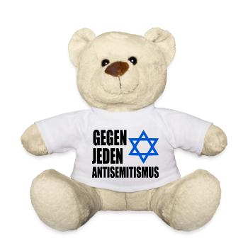 Gegen jeden antisemitismus - Teddy - Weiß - Vorne
