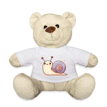 Escargot sucré - Nounours - blanc - Devant