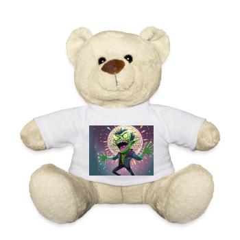 Drunkenstein's Monster Halloween lustiges Wortspiel - Teddy - Weiß - Vorne