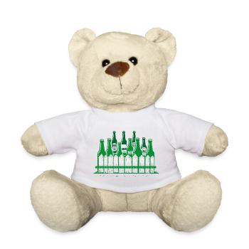 biergarten bier wortspiel biertrinker - Teddy - Weiß - Vorne