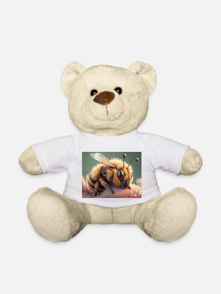 Simpatici animali che fanno il letargo - ape - Teddybjørn - hvid