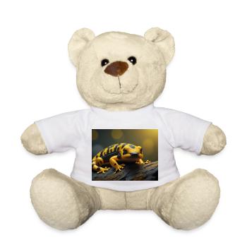 Animaux mignons en hibernation – salamandre de feu - Nounours - blanc - Devant