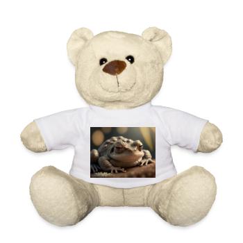 Niedliche Tiere, die Winterschlaf halten – Kröte - Teddy - Weiß - Vorne