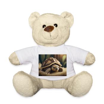 Animaux mignons en hibernation – tortue - Nounours - blanc - Devant