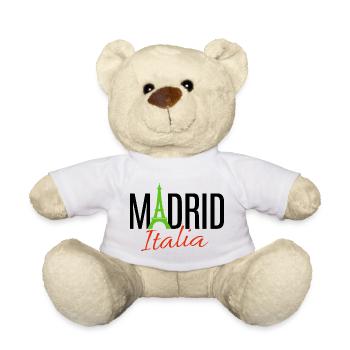 Egal ob Paris oder Madrid, Hauptsache Italien - Teddy - Weiß - Vorne
