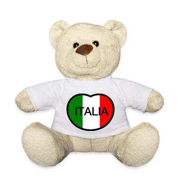I love Italy - Teddy Bear - white - Front