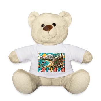Pattaya Thailand Party Design - Teddy - Weiß - Vorne