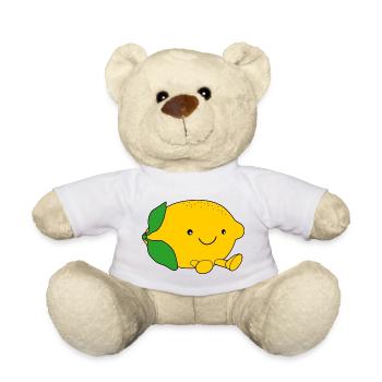 Citron de dessin animé sucré - Nounours - blanc - Devant