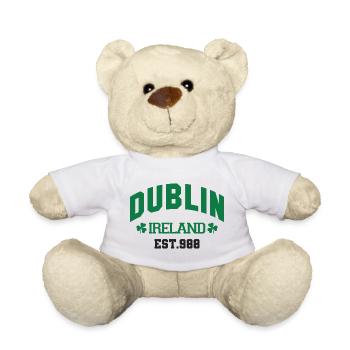Dublin - Irland - Teddy - Weiß - Vorne