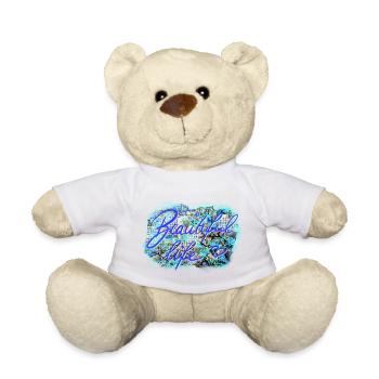 Beautiful life - So schön ist das Leben - Teddy - Weiß - Vorne