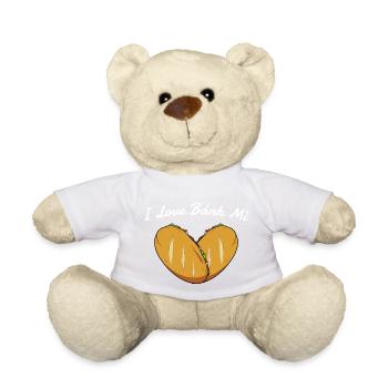 Vietnam Viet Banh Mi Bread Vietnamese I Gift - Teddy Bear - white - Front