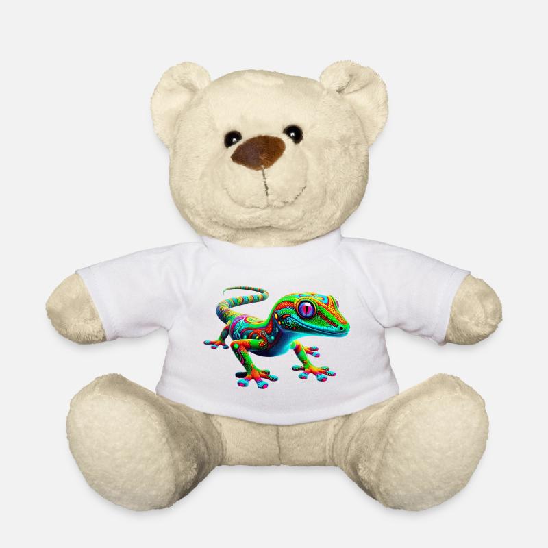 Gecko - Nounours - blanc
