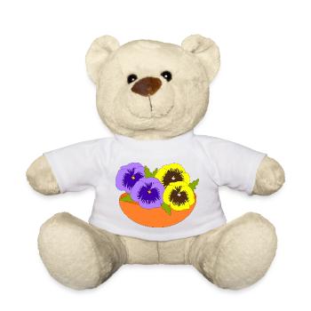 Pansy - Teddy Bear - white - Front