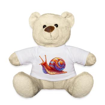 Schnecke - Teddy - Weiß - Vorne