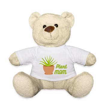 Pflanze Mama Aloe Topf Illustration - Teddy - Weiß - Vorne