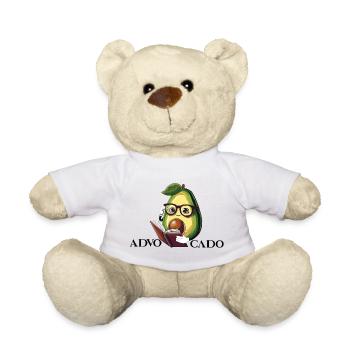 Advocado – Lustiges Avocado Wortspiel - Teddy - Weiß - Vorne