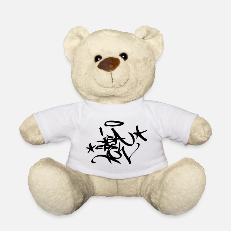 Graffiti Tag JGA Crew Angel 02 1C - Nounours - blanc