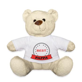 BEST PAPPA - Nounours - blanc - Devant