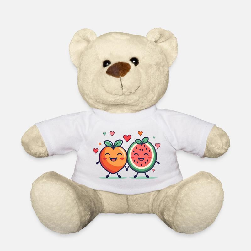 Fruity passion love - Teddy Bear - white