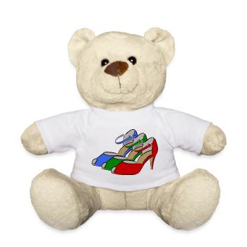 Schuh Mode - Teddy - Weiß - Vorne