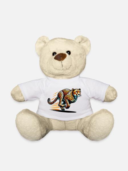 Cheetah - Teddy Bear - white