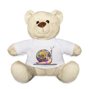 Schnecke - Teddy - Weiß - Vorne