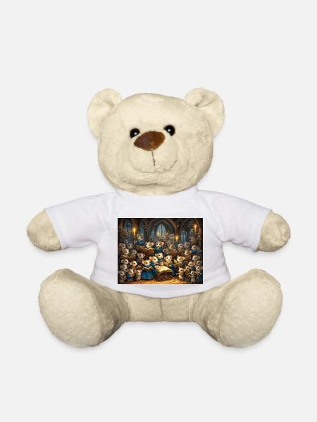 Church Mouse Choir - Teddy Bear - white