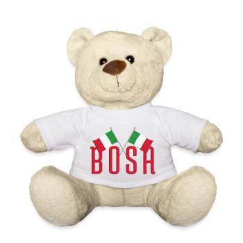 BOSA Italy Flags Design - Teddy Bear - white - Front