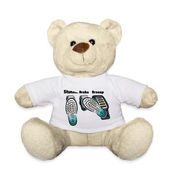 3 Pedals, 1 Love - Teddy - Weiß - Vorne