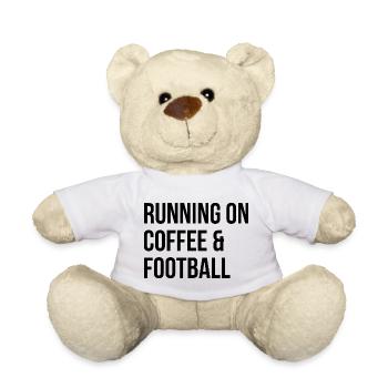 Fußball Fußball Fußball - Teddy - Weiß - Vorne