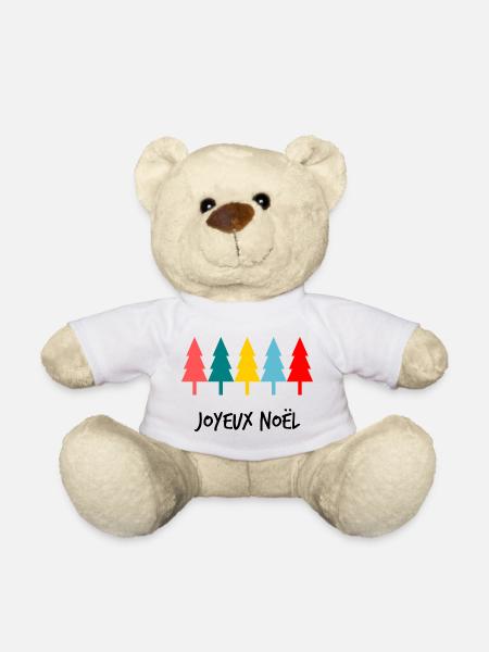 WEIHNACHTEN. FROHE WEIHNACHTEN. FROHE WEIHNACHTEN - Teddy - Weiß