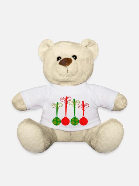 NOEL - Nounours - blanc