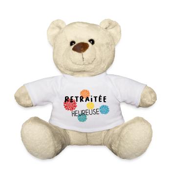 RUHESTAND. RUHESTAND. PENSIONIERT. GLÜCKLICHER RUHESTAND - Teddy - Weiß - Vorne