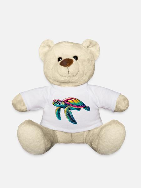 Schildkröte - Teddy - Weiß