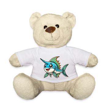 Schwertfisch Kind - Teddy - Weiß - Vorne