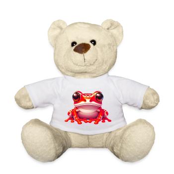 Frog - Teddy Bear - white - Front