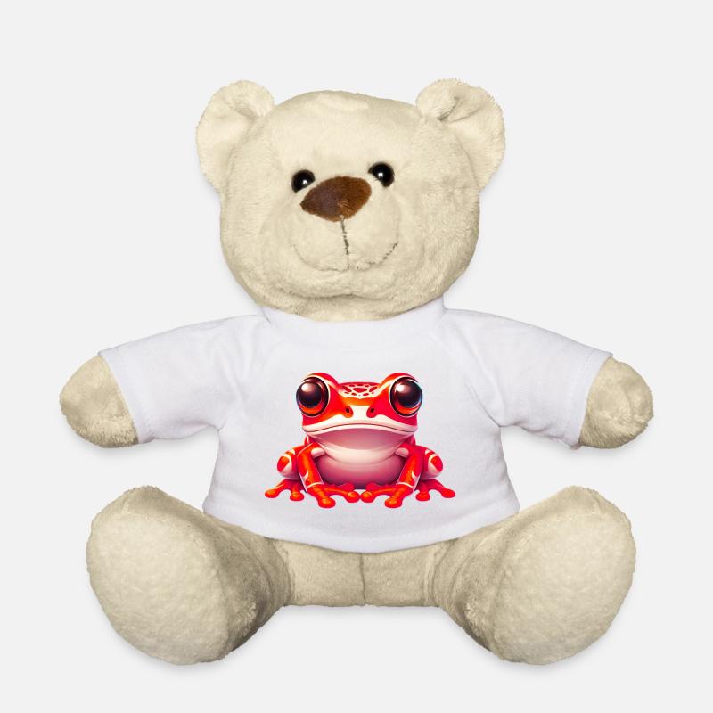 Frosch - Teddy - Weiß