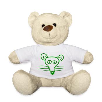 Mouse Mouse Cute Little Rat Rodent Friendly - Teddy Bear - white - Front