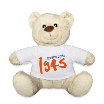 Geschlüpft Jahrgang 1945 geboren - Teddy - Weiß - Vorne