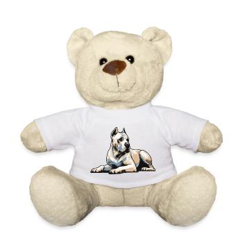 Dogo Argentino - Teddy Bear - white - Front