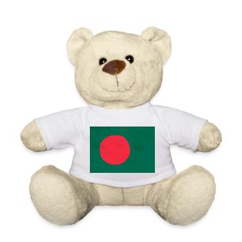 Flagge von Bangladesch - Teddy - Weiß - Vorne