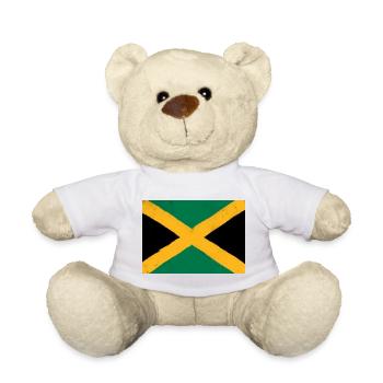 Flagge von Jamaika - Teddy - Weiß - Vorne