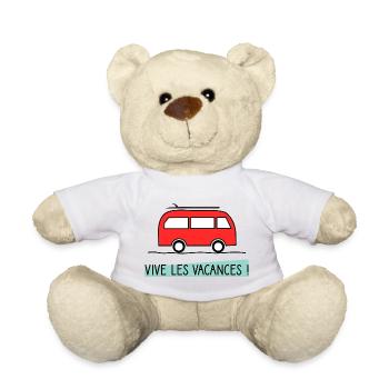 GELIEBTE. VIELEN DANK. DANKE HERRIN. GESCHENK - Teddy - Weiß - Vorne