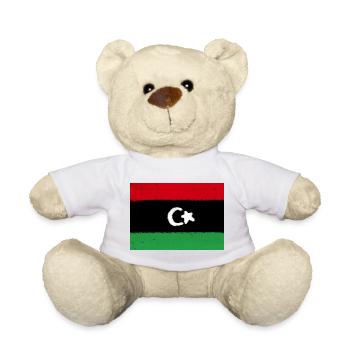 Flagge von Libyen - Teddy - Weiß - Vorne