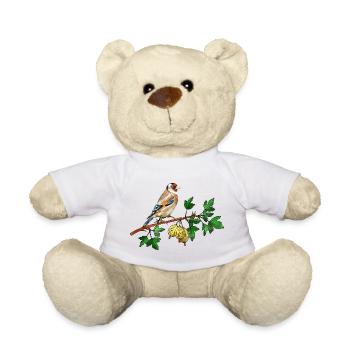 Bunter Vogel - Teddy - Weiß - Vorne