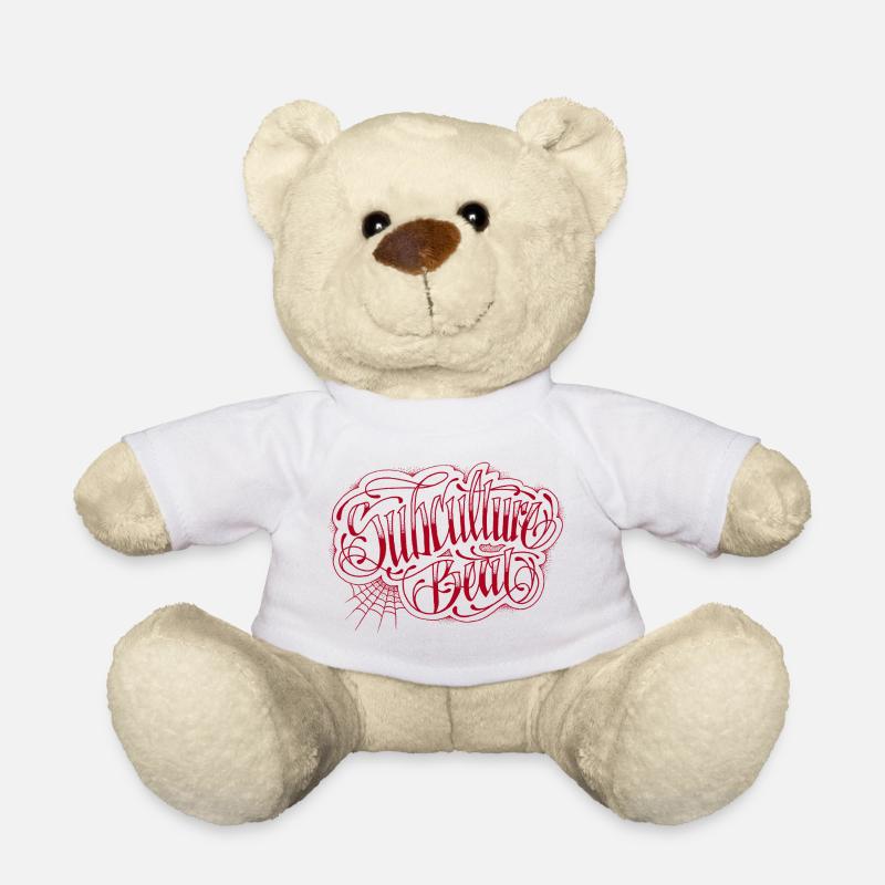 Subculture Beat - Teddy Bear - white