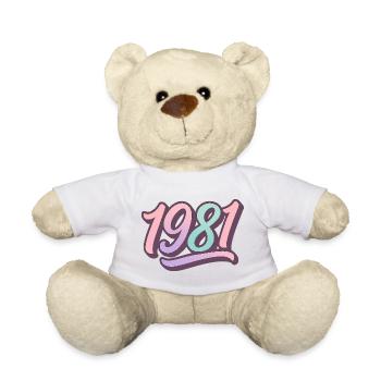 1981 – Édition Pastel Rétro - Nounours - blanc - Devant