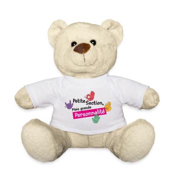 Kleine Sektion, aber große Persönlichkeit "Fushia" - Teddy - Weiß - Vorne